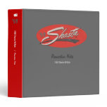 Shasta Camper Renovation Notes Customizable Binder binders