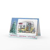 Shasta Camper Trailer Holiday Cards
