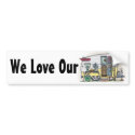 Shasta Camper Trailer RV Bumper Stickers bumper stickers by art1st Shasta Camper Trailer RV Bumper Stickers bumper stickers