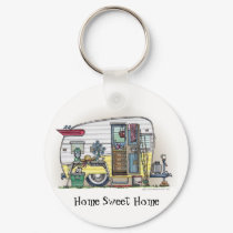 Shasta Camper Trailer RV Key Chains keychains