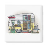 Shasta Camper Trailer RV Magnets