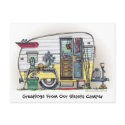 Shasta Camper Trailer RV Post Cards postcards