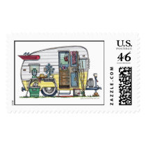 Shasta Camper Trailer RV Stamps