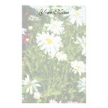 Shasta Daisies Stationary Custom Stationery