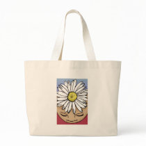 Shasta Daisy Tote Bags