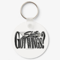 Shasta -- Got Wings? keychains by klclewis Shasta -- Got Wings? keychains