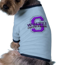 Shasta Wolves Cheerleaders pet clothing by BettieGirlDesigns Shasta Wolves Cheerleaders pet clothing