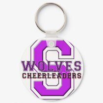 Shasta Wolves Cheerleaders keychains