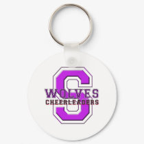 Shasta Wolves Cheerleaders keychains