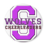 Shasta Wolves Cheerleaders Refrigerator Magnets