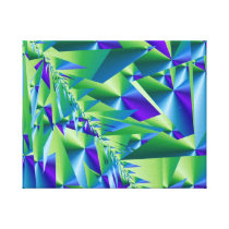 Shattered. Stretched Canvas Print