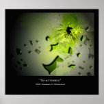 "Shattered" Digital Artwork Poster posters