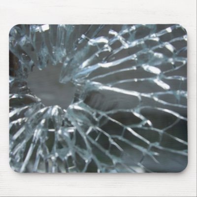 Shattered Glass Mousemat Mouse Mats by EllaEast Shattered Glass Mousemat