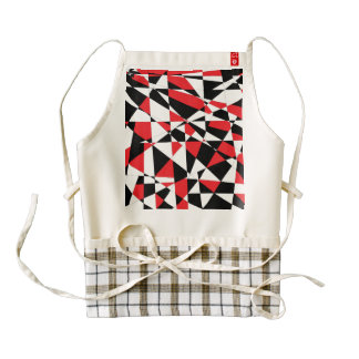 Shattered Life Tricolor Zazzle HEART Apron