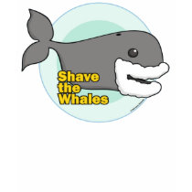 Shave the Whales t-shirts