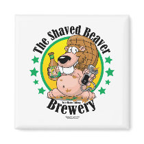 Shaved Beaver Brewery Magnets