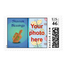 Shavuot Jewish holiday custom photo Stamp