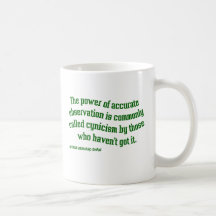 Shaw on Cynicism Coffee Mugs