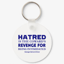 Shaw on Hatred keychains
