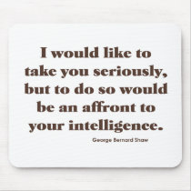 Shaw on Intelligence Mouse Mats