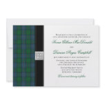 Shaw Tartan Celtic Wedding Invitation