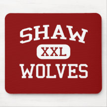 Shaw - Wolves - Middle - Philadelphia Pennsylvania Mouse Mat