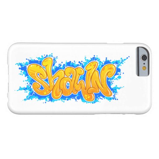 SHAWN Graffiti Art Name Barely There iPhone 6 Case Zazzle