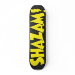 Shazam Logo Yellow Skate Board Deck