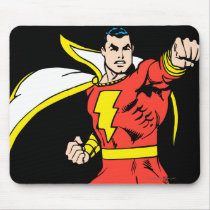 captain, marvel, family, mary, junior, thunder, shazam, black, billy, batson, justice league heroes, justice, league, justice league logo, justice league, logo, hero, heroes, dc comics, comics, comic, mic book, comic book hero, comic hero, comic heroes, comic book heroes, Mouse pad with custom graphic design