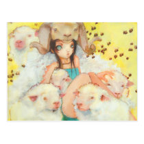 She Bee Ramming Postcards postcards