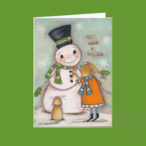 She Believed in Making Friends - Greeting Card