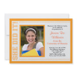 She Did It! Graduation Photo Invitation