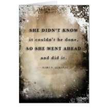She Did It - version 1 cards