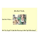 She Don't Cook posters
