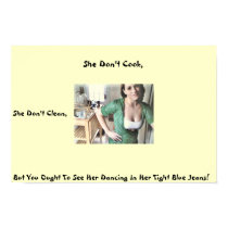 She Don't Cook posters