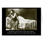 She dreamed of his hot kisses, nights... greeting cards