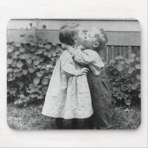 She gets the penny, He gets the kiss Mouse Mats