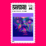 She had rainbow eyes stamps