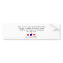 She has my vote - Bumper Sticker bumper stickers