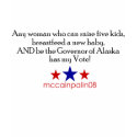 She has my vote! t-shirts by sarahpalintees She has my vote! t-shirts