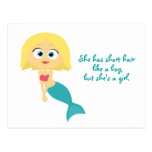 “She Has Short Hair Like a Boy…” Post Card