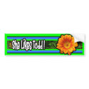 She Likes Botany Sticker bumper stickers by shelikestodd She Likes Botany Sticker bumper stickers