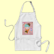 She Lives In A Sweet Dream aprons