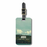 She Looked For Adventure Luggage Tag luggage tags