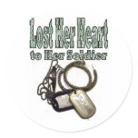 She Lost Her Heart to Her Soldier Sticker
