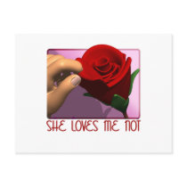 She Loves Me Not Gifts Post Cards
