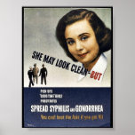 She May Look Clean - But posters