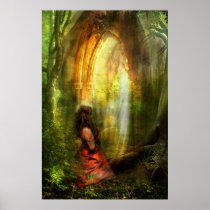 She Prayed with Prayer Print