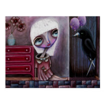She remains calm postcard postcards
