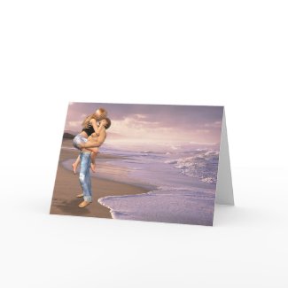 She Said Yes, Beach Kiss card